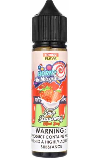 HORNY Bubblegum - Sour Strawberry 60мл
