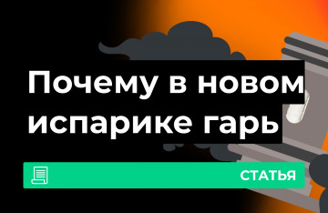 Гарик на новом испарителе